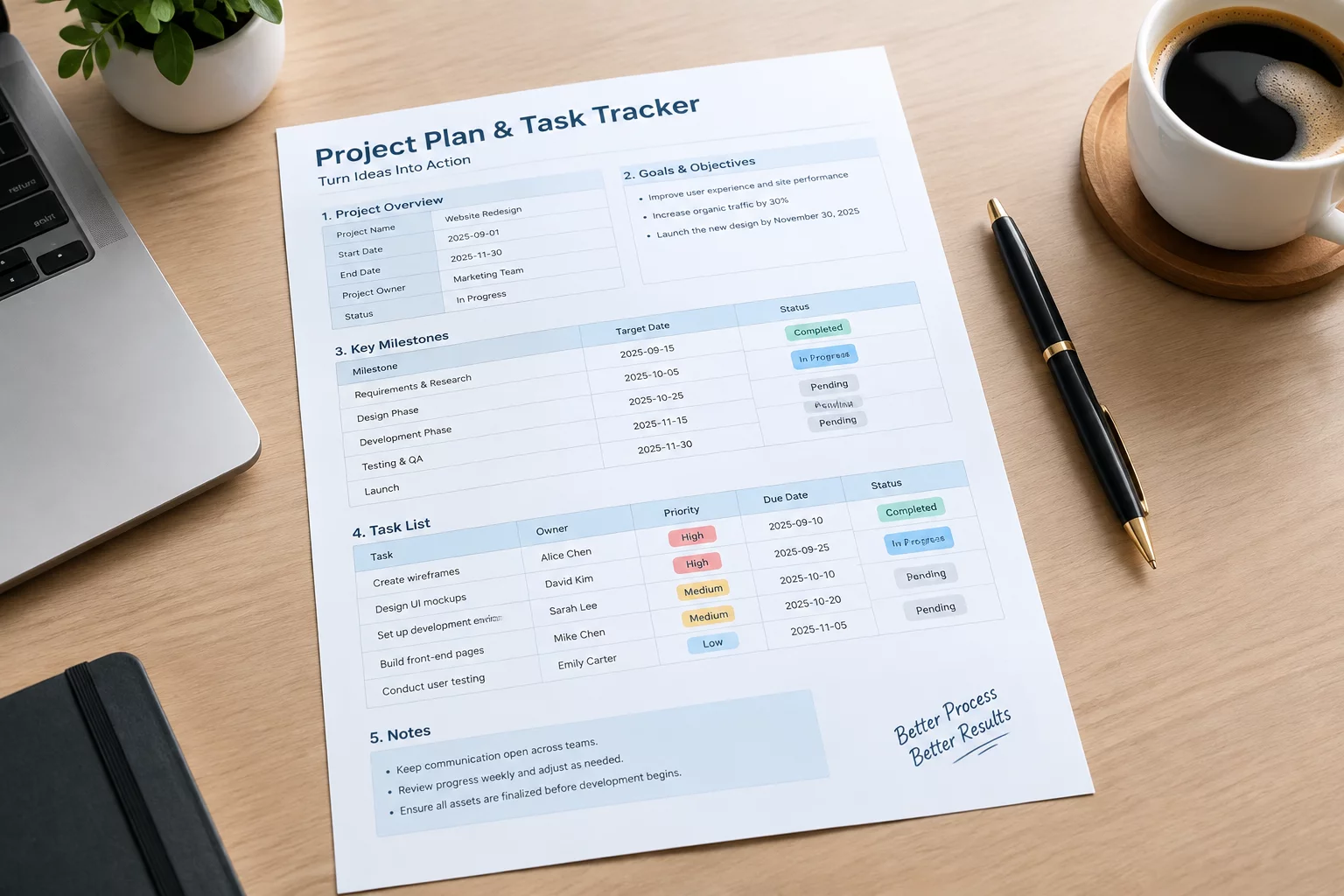 Active Use Worksheet
